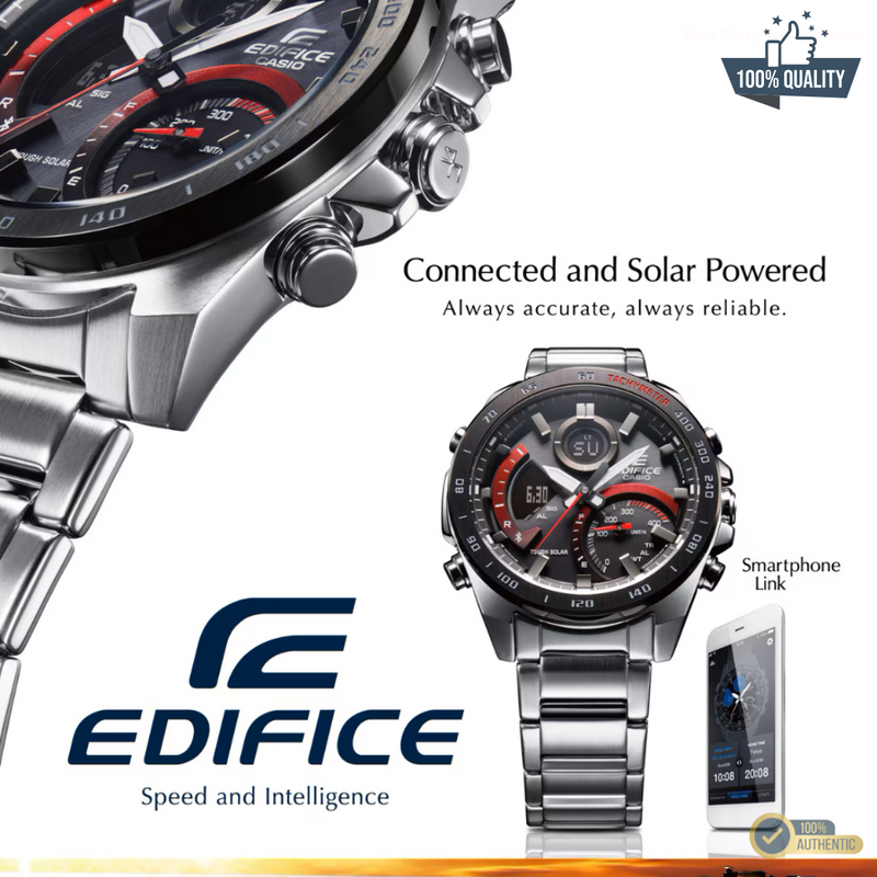 ED-21114512 Silver Stainless Steal Watch.
