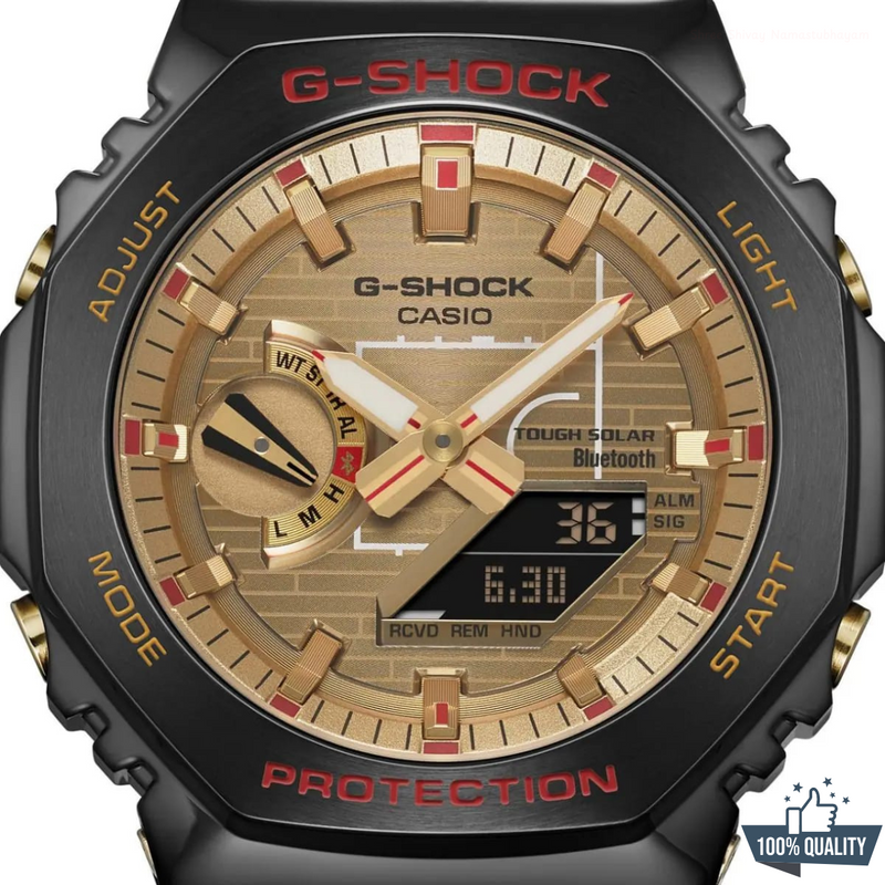 YR-211101 New Black Golden Watch.